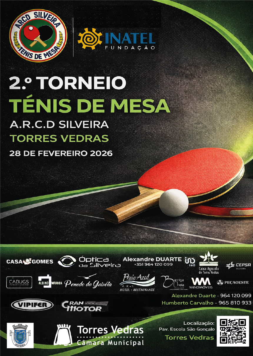 2º Torneio de Ténis de Mesa ARCD Silveira