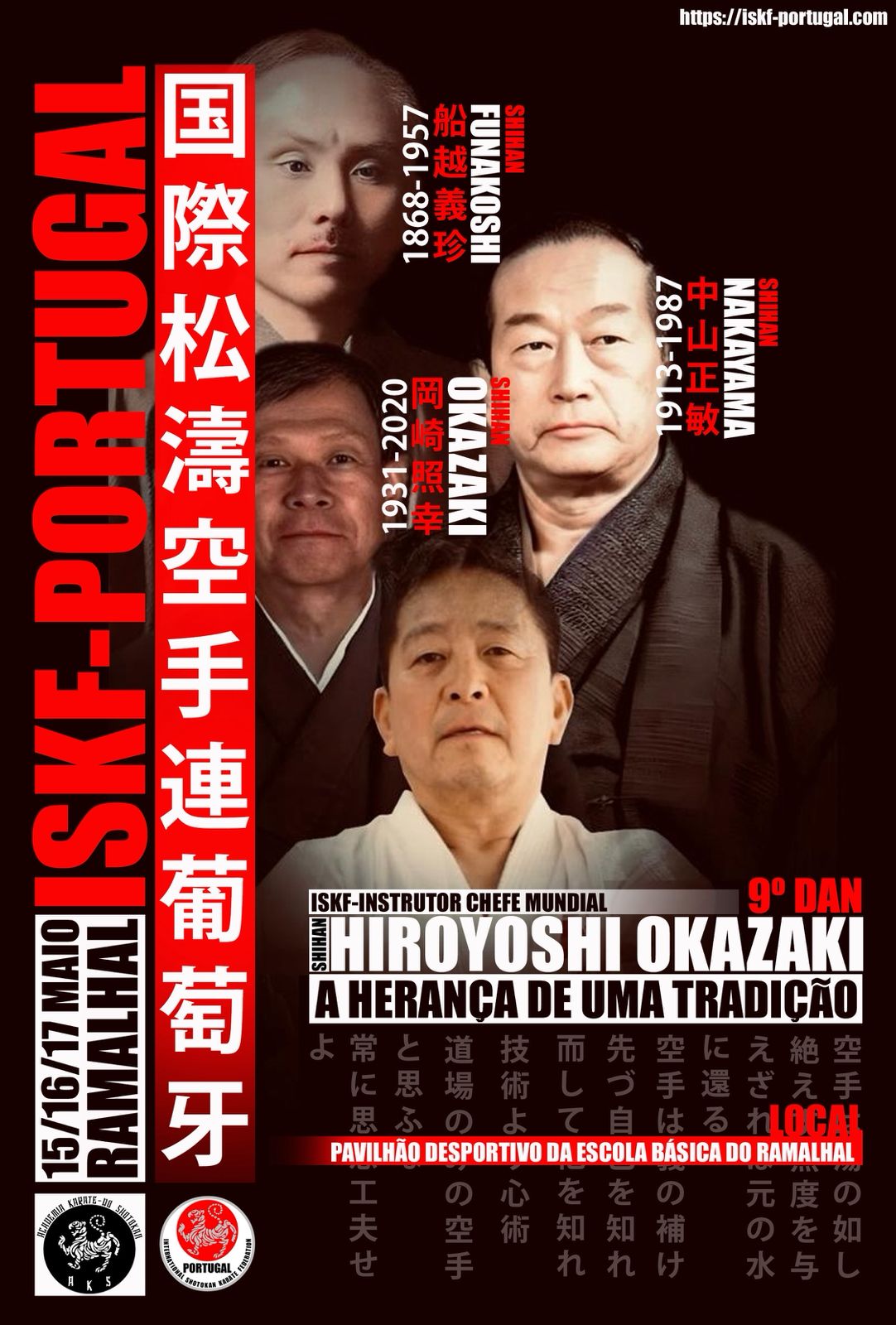 Estágio Internacional ISKF Portugal - Sensei Hiroyoshi Okazaki