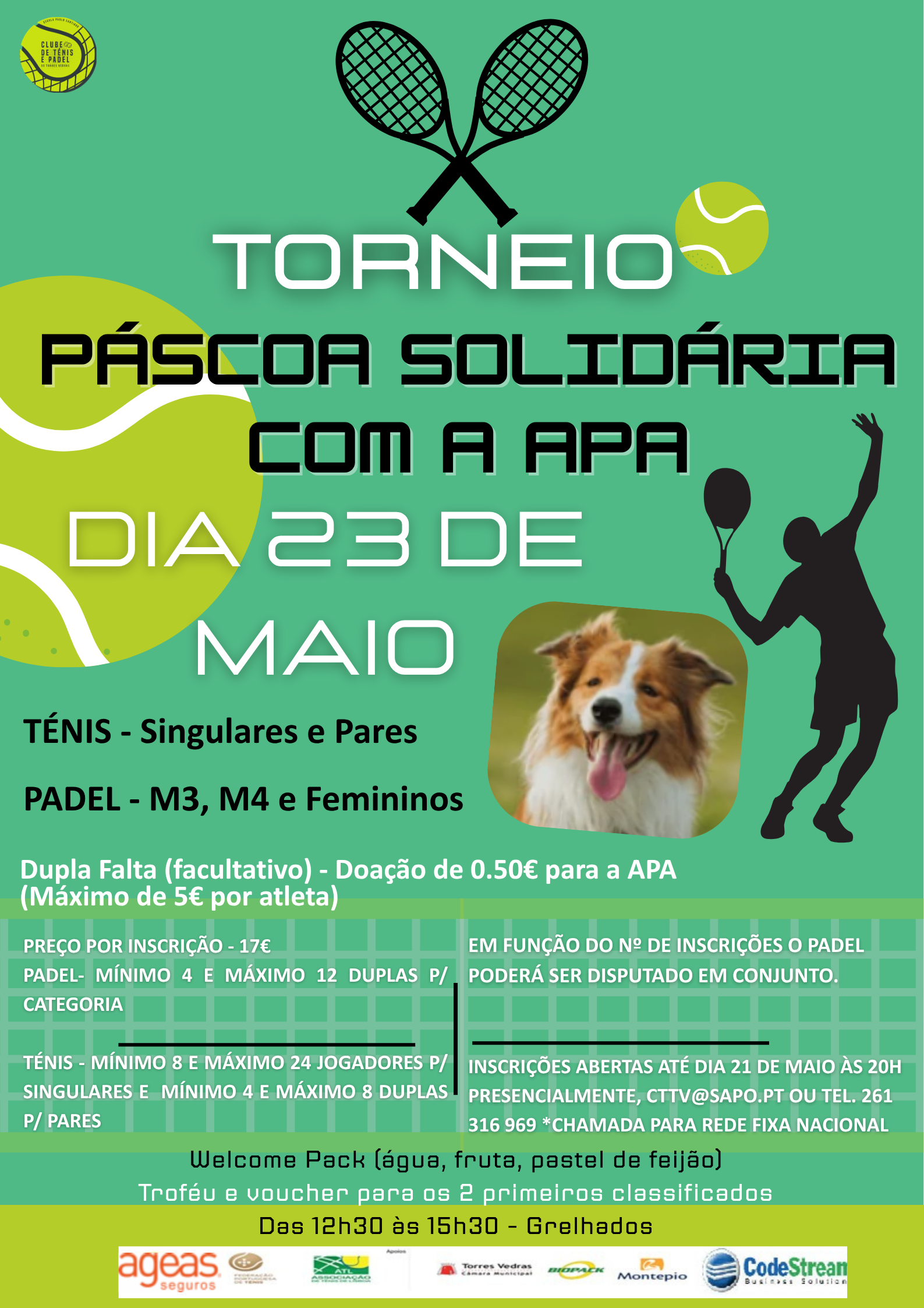 TORNEIO PÁSCOA SOLIDÁRIA COM A APA