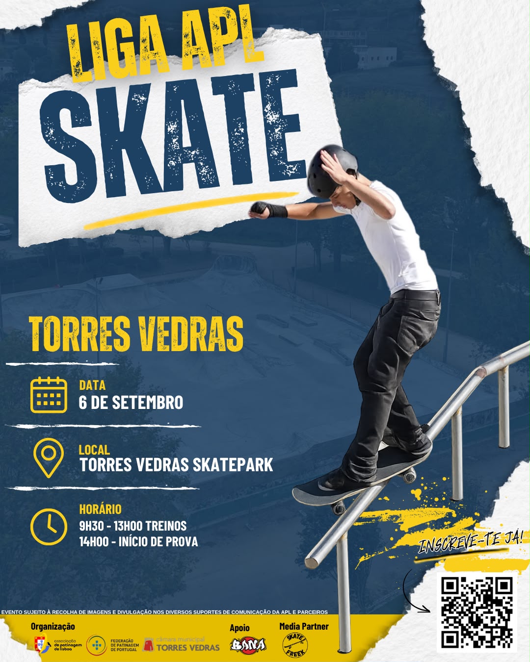 NOVO Cartaz Liga APL Skate