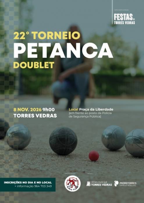 22.º Torneio Petanca da Cidade de Torres Vedras